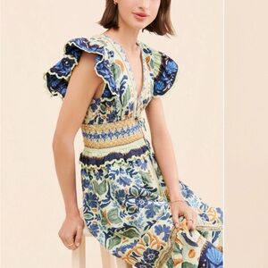 Ocean Tapestry Maxi Dress